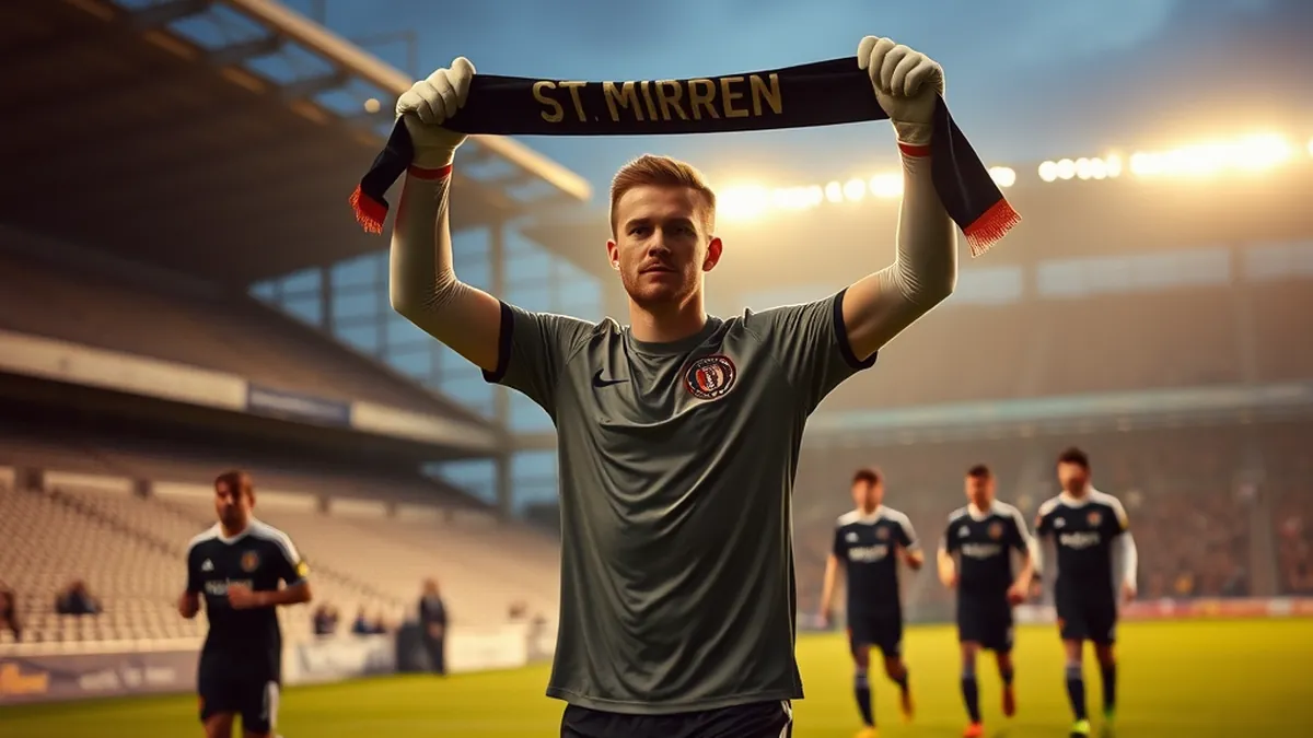 St Mirren snap up Aussie keeper Jacob Chapman on two‑year deal
